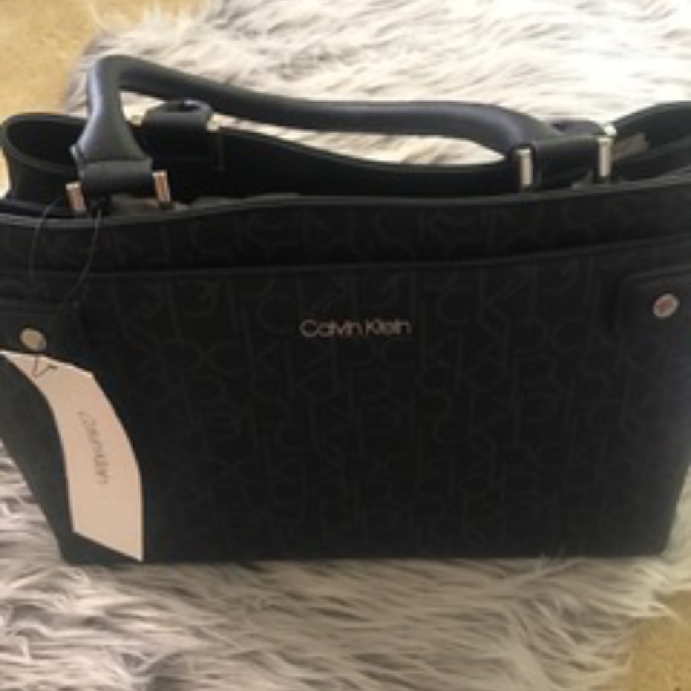 Calvin Klein Black/Asphalt Handbag